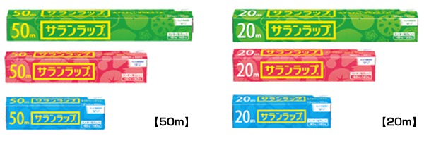 너비(15cm, 22cm, 30m 2가지)와 길이(20m, 50m 2가지)에 따라 6종류